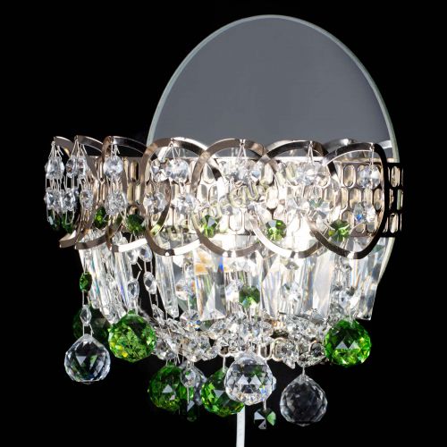 Бра Астра пластинка шар Зеленая в Подольске Гусь Хрустальный