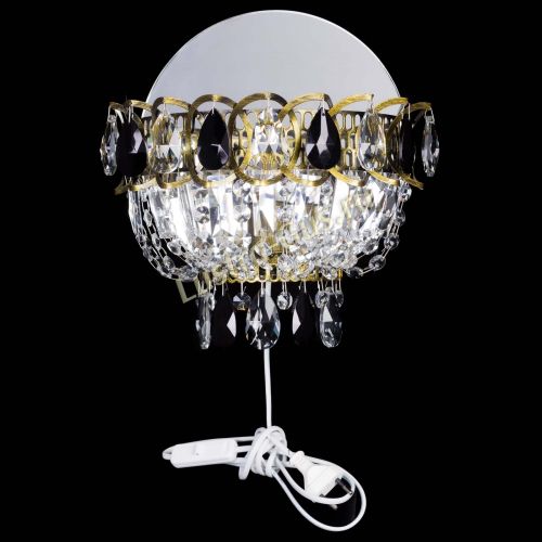 Бра Астра Черная под бронзу в Подольске Гусь Хрустальный