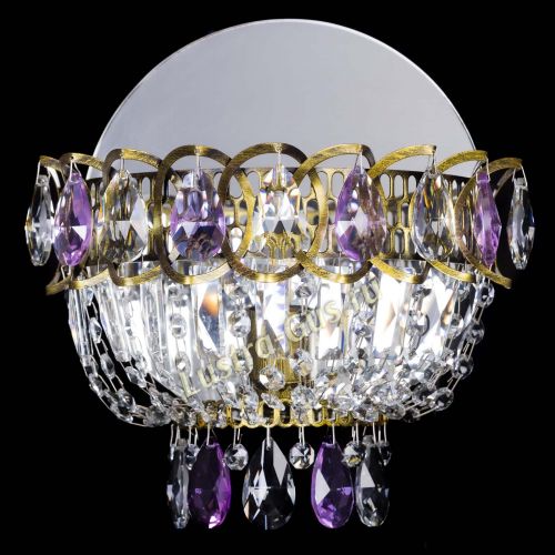 Бра Астра Фиолетовая под бронзу в Подольске Бра Астра Фиолетовая под бронзу в Подольске