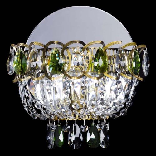 Бра Астра Зеленая под бронзу в Подольске Бра Астра Зеленая под бронзу в Подольске