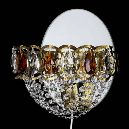 Бра Астра Сетка под бронзу Чайная в Подольске Гусь Хрустальный