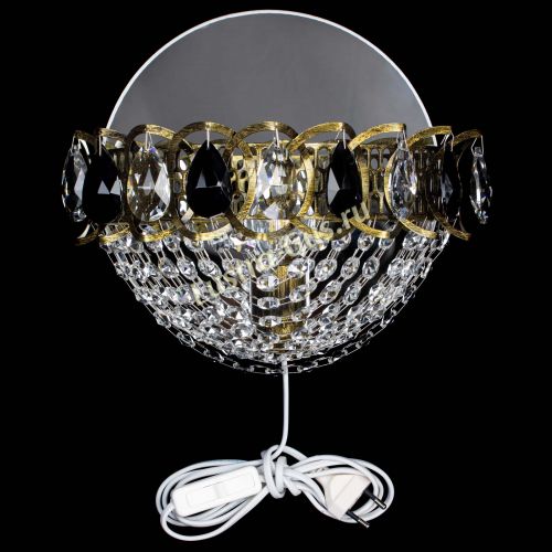 Бра Астра Сетка под бронзу Черная в Подольске Гусь Хрустальный