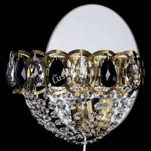 Бра Астра Сетка под бронзу Черная в Подольске Гусь Хрустальный