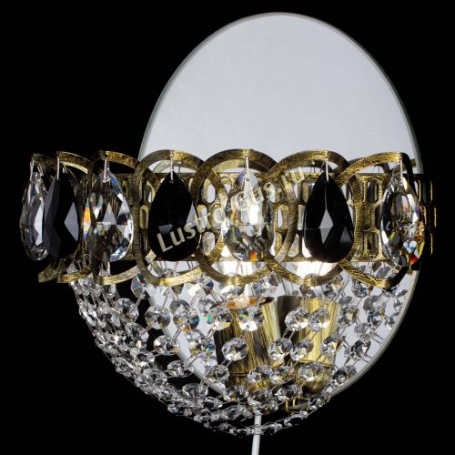 Бра Астра Сетка под бронзу Черная в Подольске Гусь Хрустальный