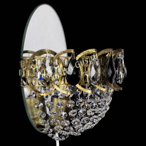 Бра Астра Сетка под бронзу Черная в Подольске Гусь Хрустальный