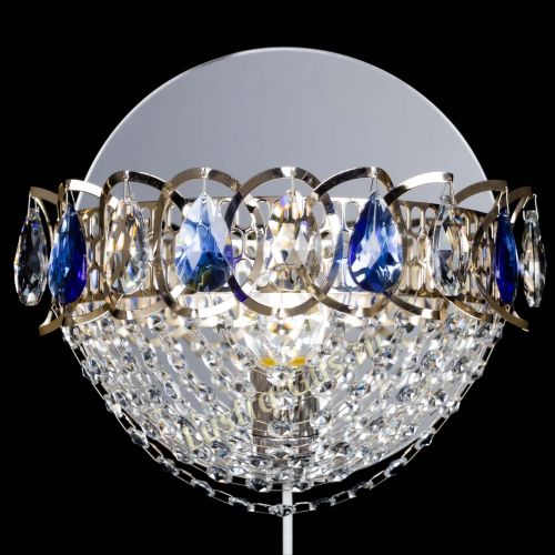 Бра Астра Сетка синяя в Подольске Гусь Хрустальный