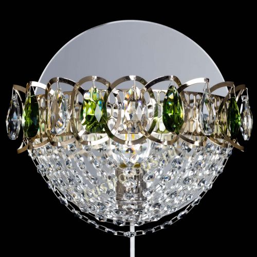 Бра Астра Сетка зеленая в Подольске Гусь Хрустальный