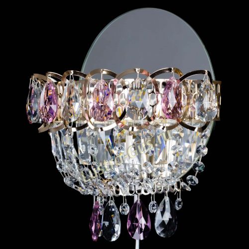 Бра Астра розовая в Подольске Гусь Хрустальный