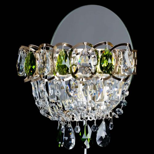 Бра Астра зеленая в Подольске Гусь Хрустальный