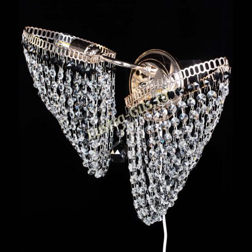 Бра Бутоны №2 черная в Подольске Гусь Хрустальный