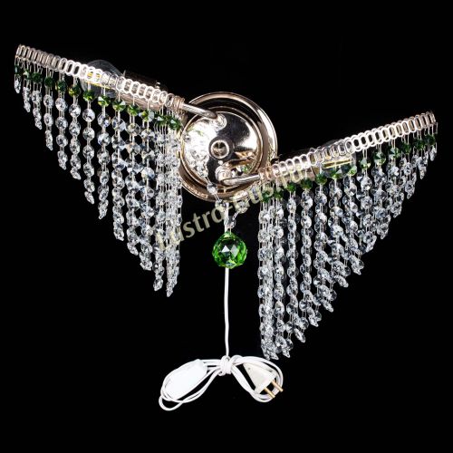 Бра Бутоны №2 зеленая в Подольске Гусь Хрустальный