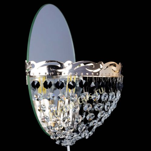 Бра Диана черная в Подольске Гусь Хрустальный