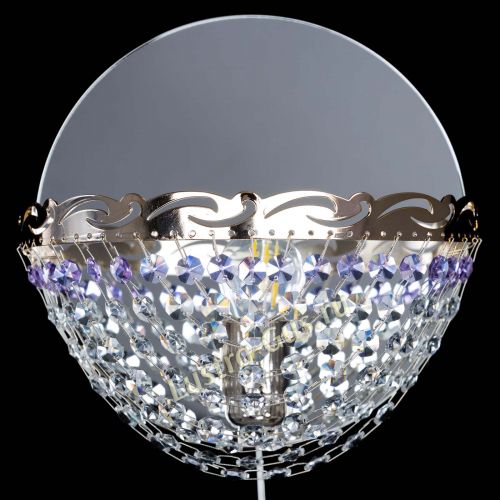 Бра Диана фиолетовая в Подольске Гусь Хрустальный