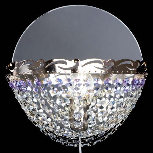 Бра Диана фиолетовая в Подольске Гусь Хрустальный