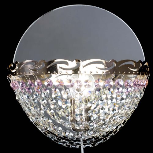 Бра Диана розовая в Подольске Гусь Хрустальный