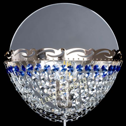 Бра Диана синяя в Подольске Гусь Хрустальный