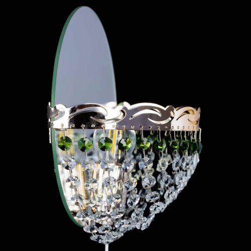 Бра Диана зеленая в Подольске Гусь Хрустальный