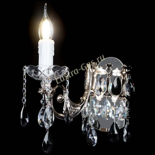 Бра Елизавета №1 мини черная в Подольске Гусь Хрустальный