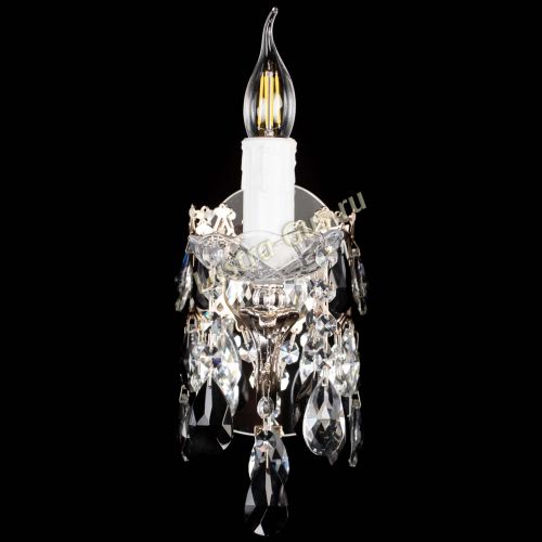 Бра Елизавета №1 мини черная в Подольске Гусь Хрустальный