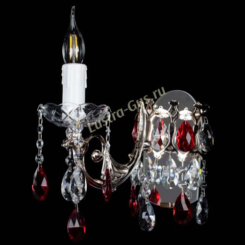 Бра Елизавета №1 мини красная в Подольске Бра Елизавета №1 мини красная в Подольске