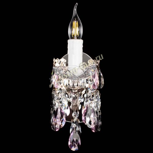 Бра Елизавета №1 мини синяя в Подольске Гусь Хрустальный