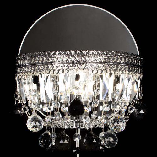 Бра Флоренция шар черная в Подольске Гусь Хрустальный