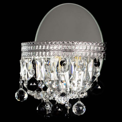 Бра Флоренция шар черная в Подольске Гусь Хрустальный