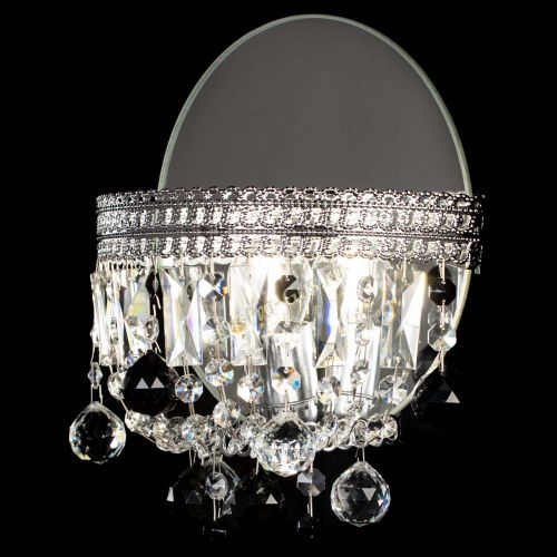 Бра Флоренция шар черная в Подольске Гусь Хрустальный