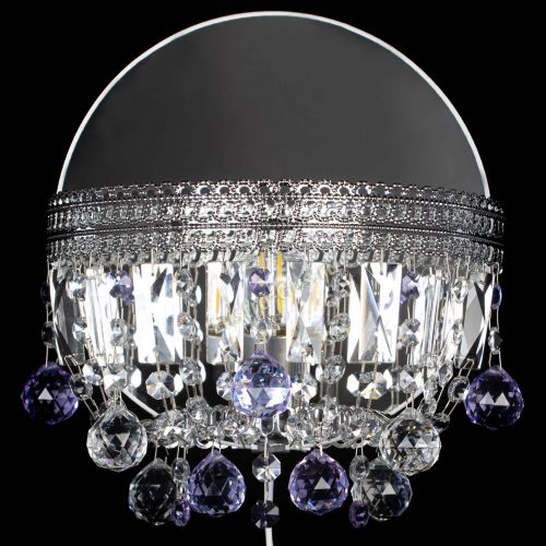 Бра Флоренция шар фиолетовая в Подольске Гусь Хрустальный