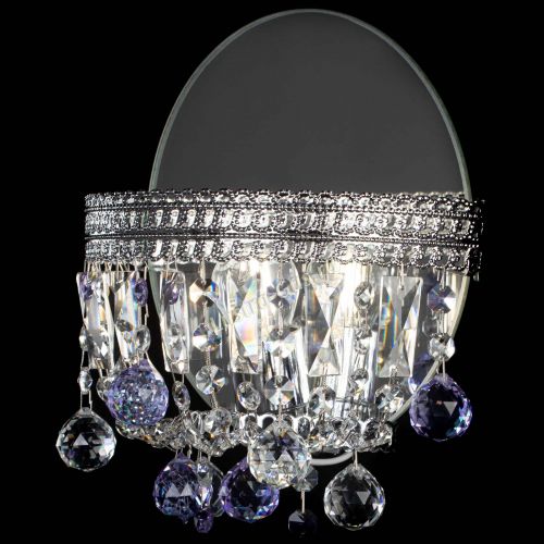 Бра Флоренция шар фиолетовая в Подольске Гусь Хрустальный