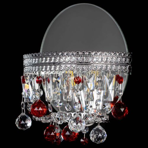 Бра Флоренция шар красная в Подольске Гусь Хрустальный