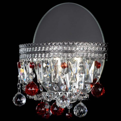 Бра Флоренция шар красная в Подольске Гусь Хрустальный