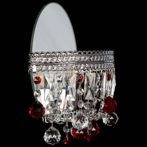 Бра Флоренция шар красная в Подольске Гусь Хрустальный