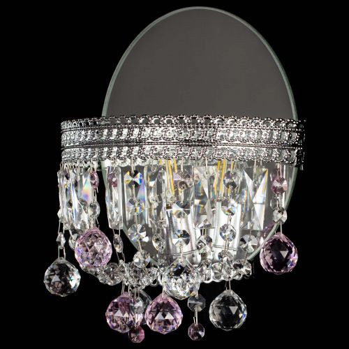 Бра Флоренция шар розовая в Подольске Гусь Хрустальный