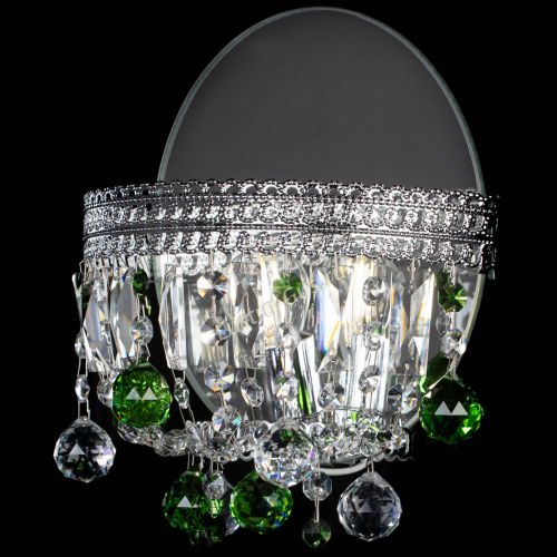 Бра Флоренция шар зеленая в Подольске Гусь Хрустальный