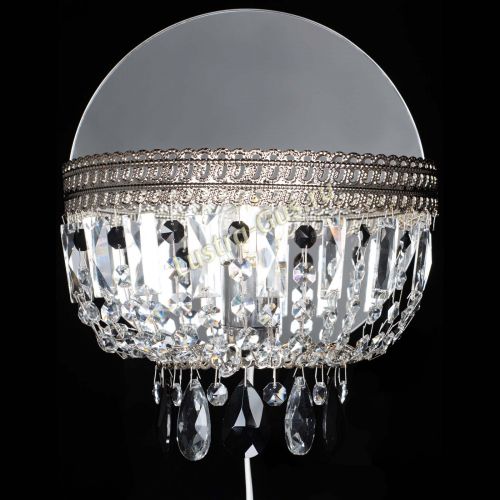 Бра Флоренция журавлик черная в Подольске Гусь Хрустальный