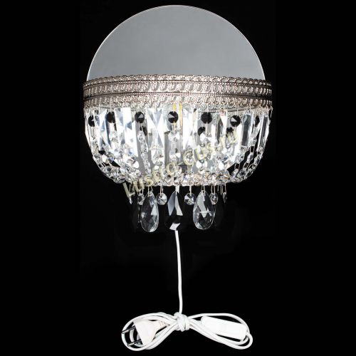 Бра Флоренция журавлик черная в Подольске Гусь Хрустальный