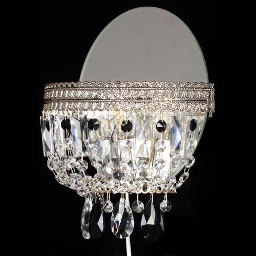 Бра Флоренция журавлик черная в Подольске Гусь Хрустальный