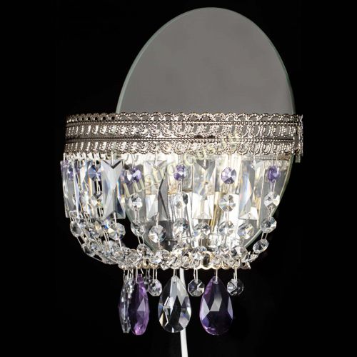 Бра Флоренция журавлик фиолетовая в Подольске Гусь Хрустальный