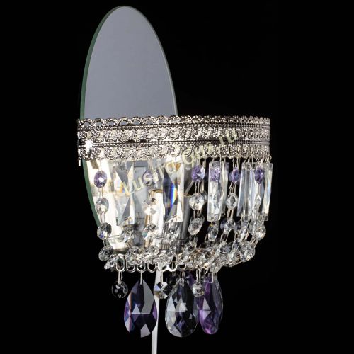 Бра Флоренция журавлик фиолетовая в Подольске Гусь Хрустальный