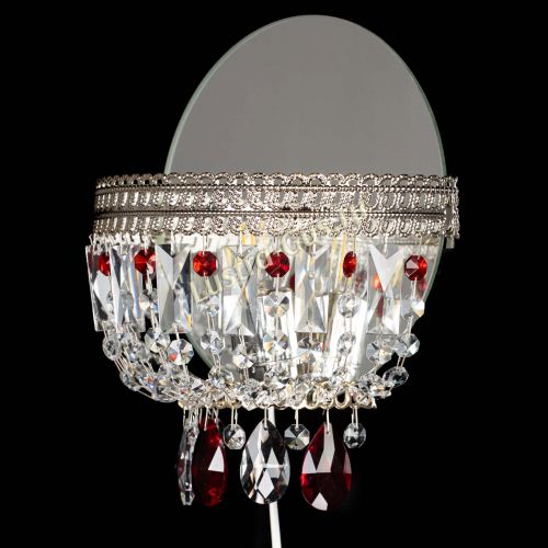 Бра Флоренция журавлик красная в Подольске Гусь Хрустальный