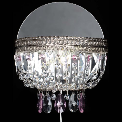 Бра Флоренция журавлик розовая в Подольске Гусь Хрустальный