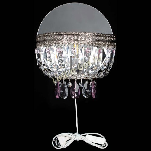 Бра Флоренция журавлик розовая в Подольске Гусь Хрустальный