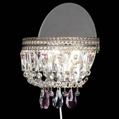 Бра Флоренция журавлик розовая в Подольске Гусь Хрустальный