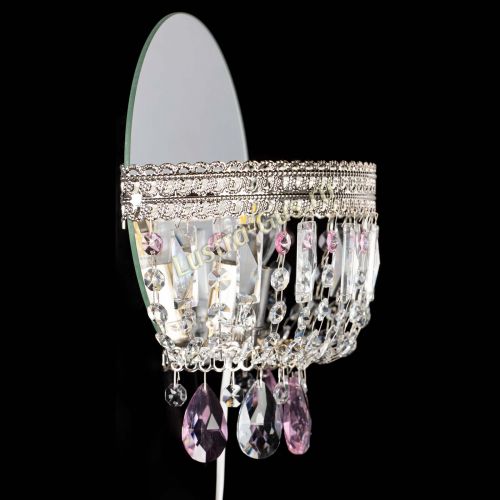 Бра Флоренция журавлик розовая в Подольске Гусь Хрустальный