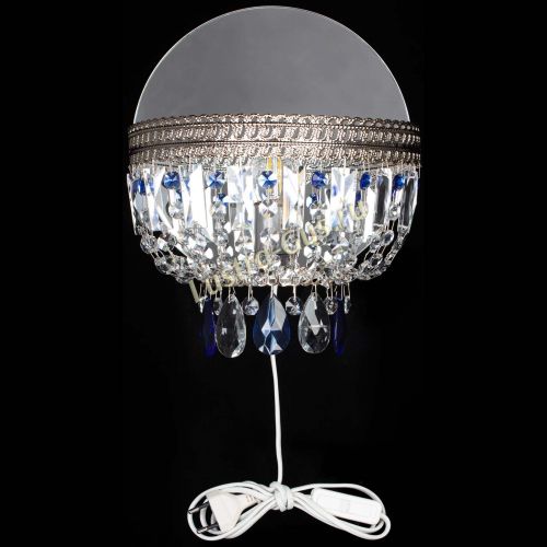 Бра Флоренция журавлик синяя в Подольске Гусь Хрустальный