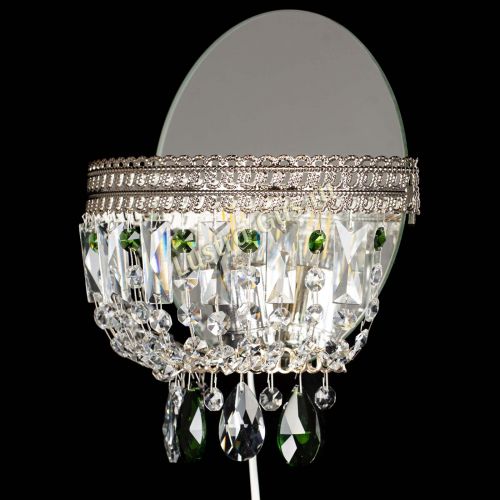 Бра Флоренция журавлик зеленая в Подольске Гусь Хрустальный