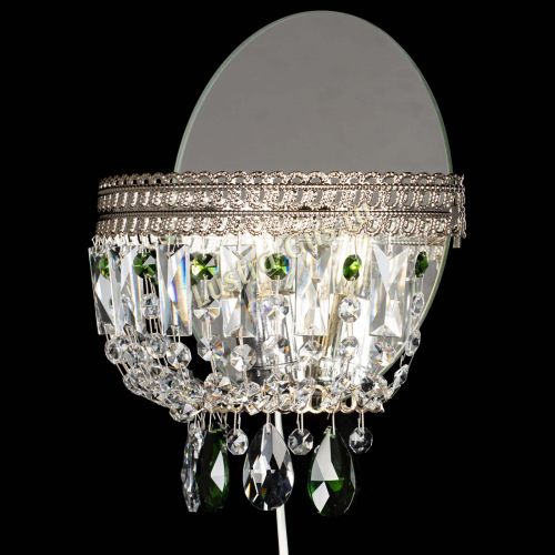 Бра Флоренция журавлик зеленая в Подольске Гусь Хрустальный