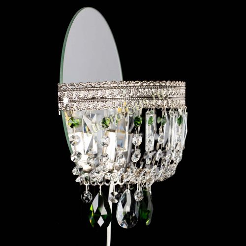 Бра Флоренция журавлик зеленая в Подольске Гусь Хрустальный