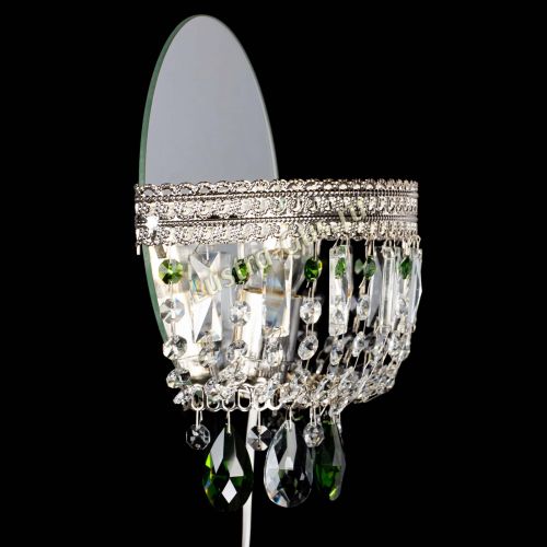 Бра Флоренция журавлик зеленая в Подольске Гусь Хрустальный